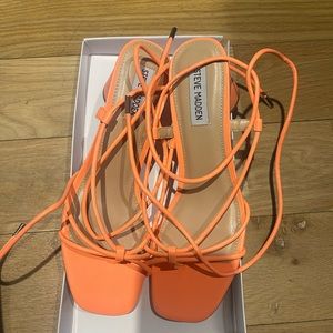 New Steve Madden coral sandals